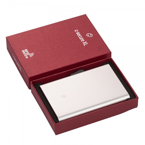 Картодържател C-secure XL цвят сребро, CS00305