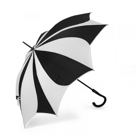 Дамски чадър Sunflower черно и бяло