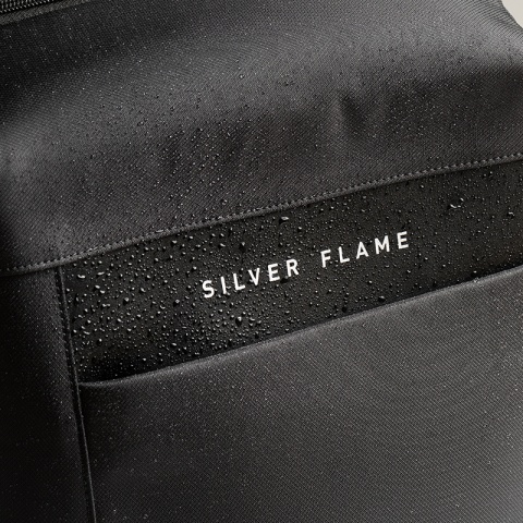 Черна раница за лаптоп Silver Flame, K005