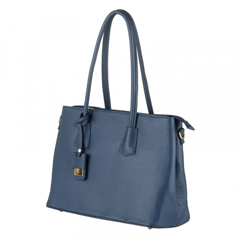 Дамска синя чанта ROSSI, M1283BL - 2