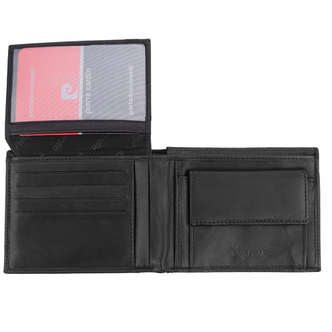 Мъжки черен портфейл Pierre Cardin, PCL02085