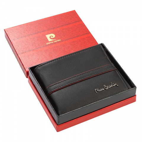 Мъжки черен портфейл Pierre Cardin, PCL02883