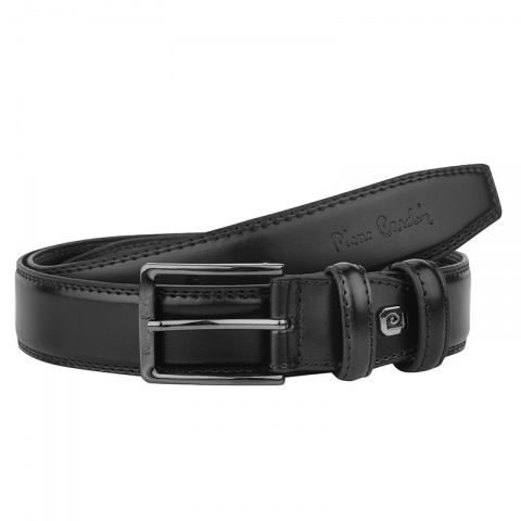 Мъжки черен колан Pierre Cardin PCL142
