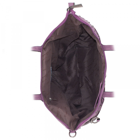 Дамска лилава чанта Pierre Cardin