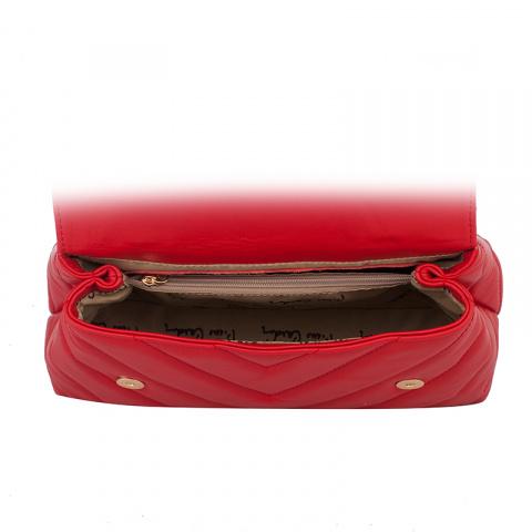 Дамска наситено червена чанта PIERRE CARDIN, PCL1866R - 5