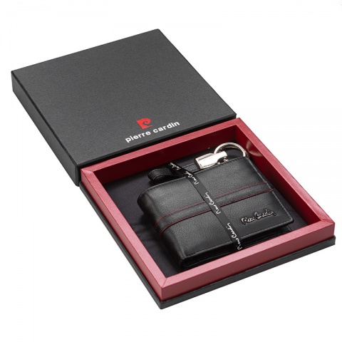 Луксозен сет от портфейл и ключодържател Pierre Cardin, PCS-0503