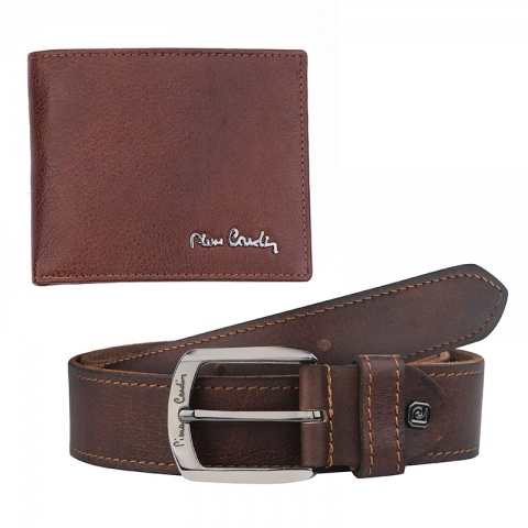 Мъжки комплект от портфейл и колан Pierre Cardin, PCS113