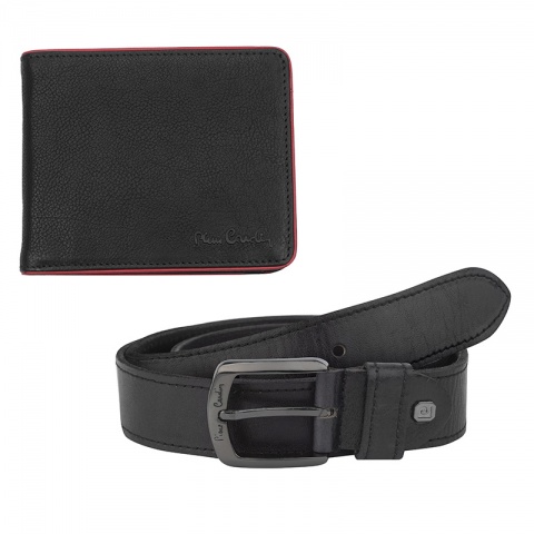 Мъжки комплект от портфейл и колан Pierre Cardin, PCS118