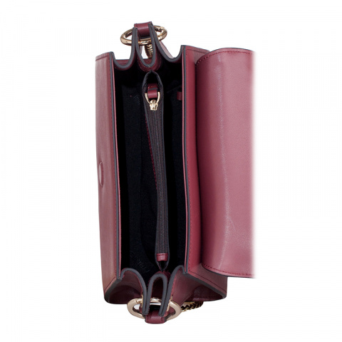 Дамска чанта в съчетание бордо и розово CERRUTI 1881