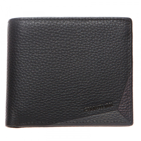 Мъжки черен портфейл CERRUTI 1881