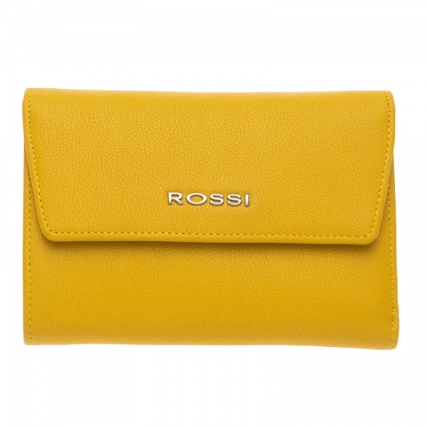 Дамски жълт портфейл ROSSI, RSC3537