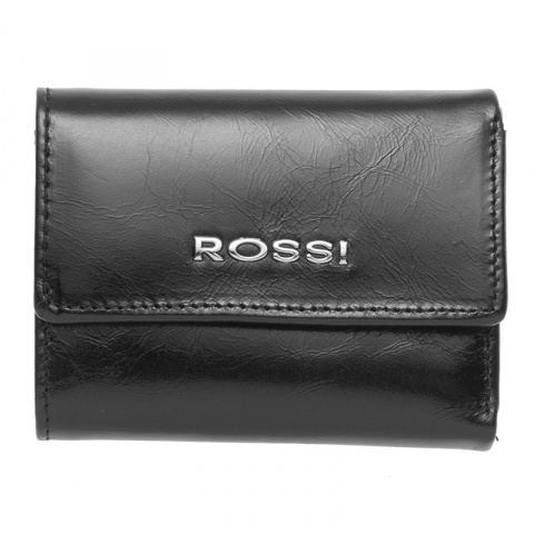 Дамски черен портфейл ROSSI, RSC3635