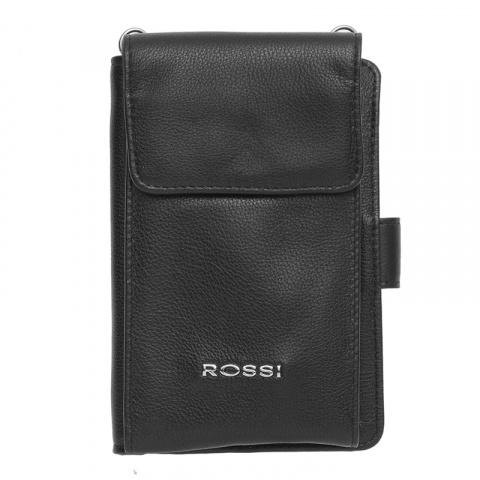 Дамски черен портфейл ROSSI, RSC3736