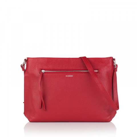 Дамска наситено червена чанта ROSSI