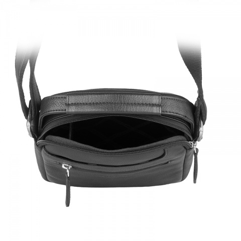 Мъжка черна чанта Silver Flame, SFG94402