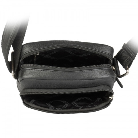 Мъжка черна чанта Silver Flame, SFG96402