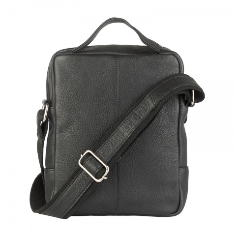 Мъжка черна чанта Silver Flame, SFG98402