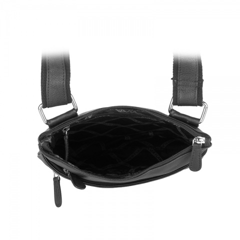 Мъжка черна чанта Silver Flame, SFG99402