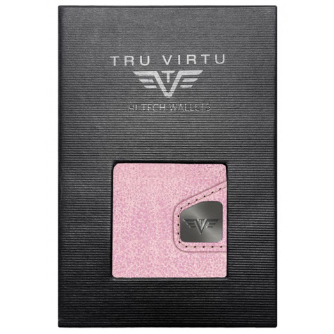Женски розов автоматичен портфейл TRU VIRTU произведен в Германия