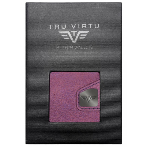 Лилав автоматичен портфейл TRU VIRTU произведен в Германия
