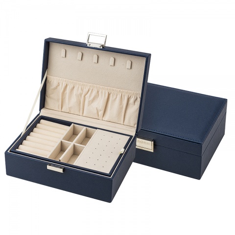 Кутия за бижута синя ROSSI, WA14306