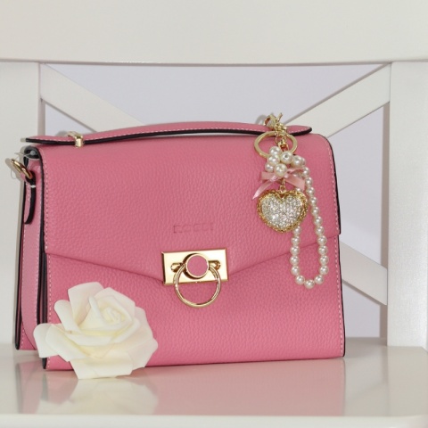 Дамска чанта розова ROSSI, RSI001P - 2
