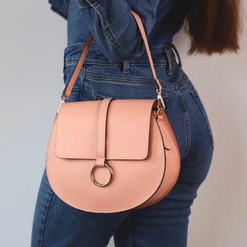 Дамска розова чанта ROSSI, DL0308