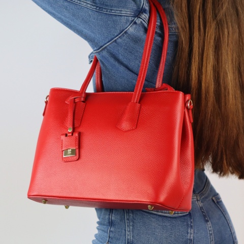 Дамска червена чанта ROSSI, M1283W