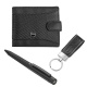 Подаръчен комплект портфейл, химикал и ключодържател Auto Set с лого на Audi, AS4203