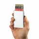 Картодържател C-secure XL цвят сребро, CS00305