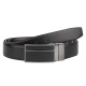Мъжки черен колан SILVER FLAME, SFB4515