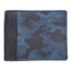 Мъжки син портфейл SILVER FLAME - колекция Камуфлаж